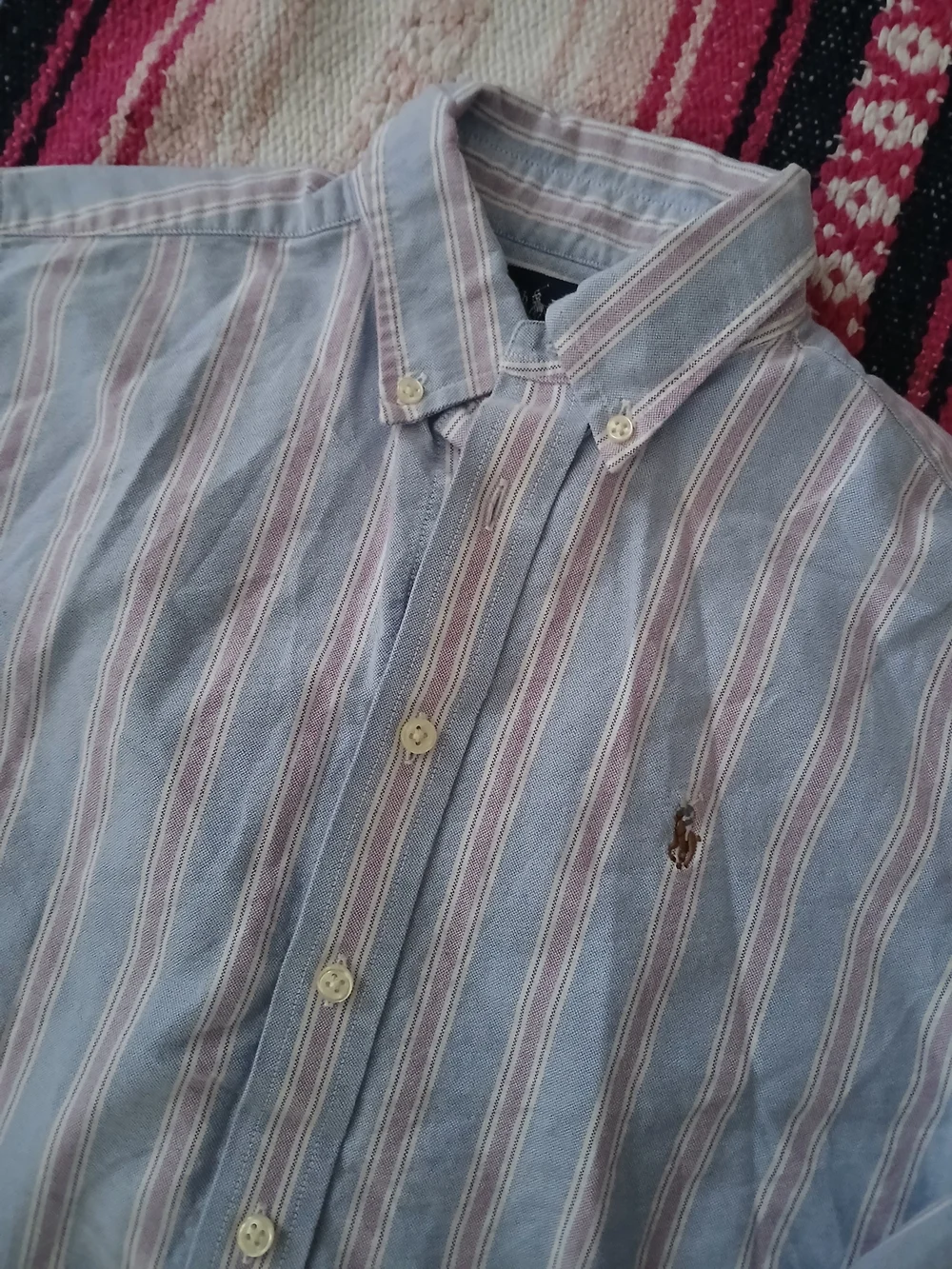 Vintage Polo Ralph Lauren Yarmouth Oxford Button Down Shirt Boys 12